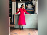 Kangana Ranaut Gives Mid-Week Party Fashion Goals In Her Classy Pink Dress Paired With Black Boots