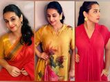 Vidya Balan Dresses Up In Beautiful Ethnic Outfits For Her Film Shakuntala Devi’s E-Promotions