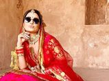 Hina Khan’s Bridal Lehenga And Sunglasses Look Is Swag-Worthy And Totally Winning The Internet