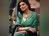 Sushmita Sen’s Green Silk Saree And Heavy Jewellery Can Make You Look Regal