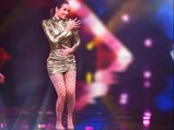Malaika Arora Looks Amazing In Her Golden Dress On The Sets Of A Reality Show