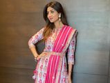 Ganesh Chaturthi 2020: Shilpa Shetty Look Splendid In A Fuchsia Pink Kurta Set