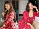 Ganesh Chaturthi 2020: Aamna Sharif Or Divya Khosla, Whose Red Ethnic Suit Caught Your Attention?