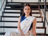 We Are Sure You Would Want To Bookmark Dia Mirza’s Cotton Muslin Jamdani Saree
