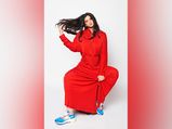 Rhea Kapoor’s Red Dress And Blue-Yellow Shoes Make For A Stunning Combination