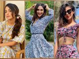 Mouni Roy, Krystle D’Souza And Hina Khan Blossom In Floral Outfits, Whose Dress Looked The Prettiest