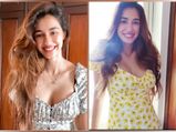 Disha Patani’s Grey And Yellow Printed Dresses Will Get You In The Party Mood!