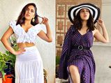 Bhumi Pednekar Stylishly Slays In White Separates And Purple Kaftan Dress And We’re Impressed!