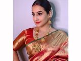 Navratri 2020: Vidya Balan Wins Us With Her Exquisite Silk Saree And Gorgeous Gold Jewellery Set