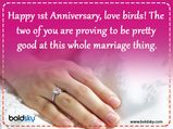 First Wedding Anniversary Quotes, Wishes, Messages And Images To Share
