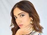 Durgamati Promotions: Bhumi Pednekar Sports Minimal Make-Up But Her Blue Winged Eyeliner Steals The Attention