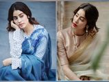 Janhvi Kapoor Radiates Vintage Vibes With Her Striking Saree Looks And Stunning Jewellery