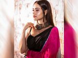 Chhalaang Promotions: Nushrratt Bharuccha Exudes Festive Vibes With Her Saree And Neckpiece