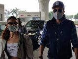 Alia Bhatt And Ranbir Kapoor Spotted At The Airport; Flaunt Casual Looks