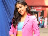 Sara Ali Khan Drives Mid-Week Blues Away As She Spreads Cheerful Vibes In Her Colourful Outfit