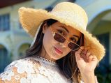 Hina Khan’s Pretty White Lace Dress, Lovely Hat And Stylish Sunglasses Could Be Your Next Holiday Look