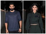 Om: The Battle Within: Sanjana Sanghi And Aditya Roy Kapur Flaunt Cool Look In Casuals At Wrap Up Party