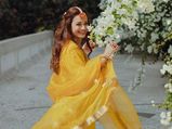 Dia Mirza’s Gorgeous Pictures From Her Mehendi Ceremony In A Bright Yellow Ethnic Suit Is Winning The Internet