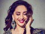 Madhuri Dixit’s Glamorous Pictures In Shimmering Eye Shadow And Dark Pink Lipstick Leaves Us Speechless