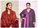 Vidya Balan’s Chic And Stylish Purple And Red Indo-Western Outfits Will Help You Rock This Wedding Season