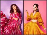 Shilpa Shetty Gives Festive Fashion Goals In Her Pink And Yellow Skirt-Top Combos, Pick Your Favourite!