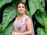 Dia Mirza Shows Flower Power In A Beautiful Lavender Floral Printed Saree In Her Latest Photoshoot