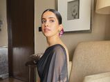 Pagglait Promotions: Sanya Malhotra Flaunts Her Desi Avatar In A Black Saree And Mogra-Adorned Bun