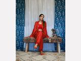 Ajeeb Daastaans Promotions: Fatima Sana Shaikh Slays It In A Red Bandhani Semi-Formal Outfit
