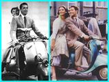Flashback Friday: Of Vespa Scooters And Vintage Fashion Of Catherine Zeta-Jones And Audrey Hepburn