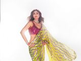 Shilpa Shetty Sparkles Like A Diamond In Her Pink And Green Sequin Saree And Raises Glam Quotient