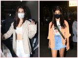 Airport Fashion: Kriti Sanon And Pooja Hegde Layer Their Outfits Right With Chic Jackets And Flaunt Style!