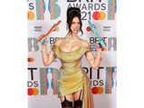The Brit Awards 2021: Dua Lipa Makes A Retro Splash With Her Yellow Dress And Puffed Hairdo; Wins Big!