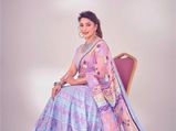 Madhuri Dixit’s Latest Purple Phulkari Lehenga Set Price Can Buy You An iPhone; Can You Guess The Cost Now?