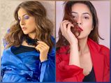 Shehnaaz Gill Rocks Eye-Soothing Pink And Bold Electric Blue Eye Makeup Looks! SEE PICS