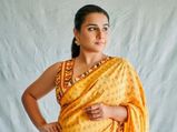 Sherni Promotions: Vidya Balan Shines Bright In Her Summer-Inspired Affordable Yellow Saree; Know It’s Price!