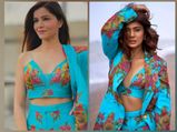 Jennifer Winget Or Rubina Dilaik, Who Pulled Off The Floral Printed Sky Blue Pantsuit Better?