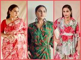 Sherni Promotions: Vidya Balan Shows Flower Power In Her Stylish Dress, Pretty Palazzo Set And Lovely Saree