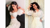 Karishma Tanna And Mouni Roy Look Pretty And Fresh In Their White Skirt-Top Combo, Pick Your Favourite One!