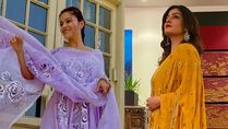 Karwa Chauth 2021: Rubina Dilaik, Raveena Tandon, And Other Divas In Their Gorgeous Ethnic Suits