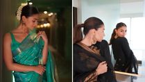 RRR Promotions: Alia Bhatt Stuns With Her Handloom Kanchivaram Saree And Handwoven Brocade Kurta Set