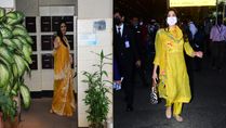 Katrina Kaif And Janhvi Kapoor Win Us With Their Festive And Floral Yellow Suits
