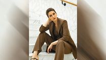 Kriti Sanon Slays It In Brown Pantsuit! Shows Us How To Look Like The Most Important Person In The Room