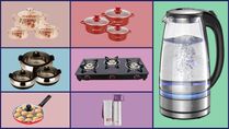 Hot Deals On Kitchen Essentials: Buy Stunning Electric Kettle, Gas Stove, Flask, Food Processor And More