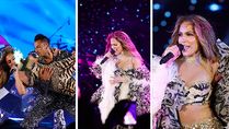 Jennifer Lopez Sparkles As A 'Disco Diva' In Shimmery Bodysuit At UNICEF Concert In Capri