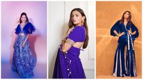 Navratri 2022 Day 3: Alia Bhatt To Madhuri Dixit, Royal Blue Navratri Outfits Guide From Bollywood Beauties