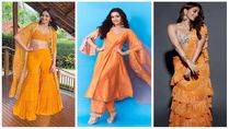 Navratri 2022 Day 7: Orange Navratri Outfit Ideas From Ananya Panday, Sara Ali Khan, Shraddha Kapoor