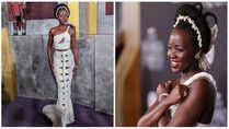 Lupita Nyong'o Gives Angelic Impression In A Braided Dress At Black Panther Wakanda Forever Premiere