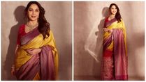 Madhuri Dixit Looks Ethereal In Silk Saree, Her Traditional Attire Is Ideal For Your Diwali Look!