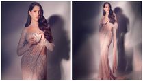 Nora Fatehi’s Sequin Saree Look Is Perfect For A Diwali Party! See Pics Here