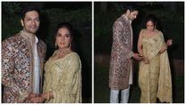 Ali Fazal And Richa Chadha Pick Ethnic Style For Their Cocktail Bash; See Pictures Here